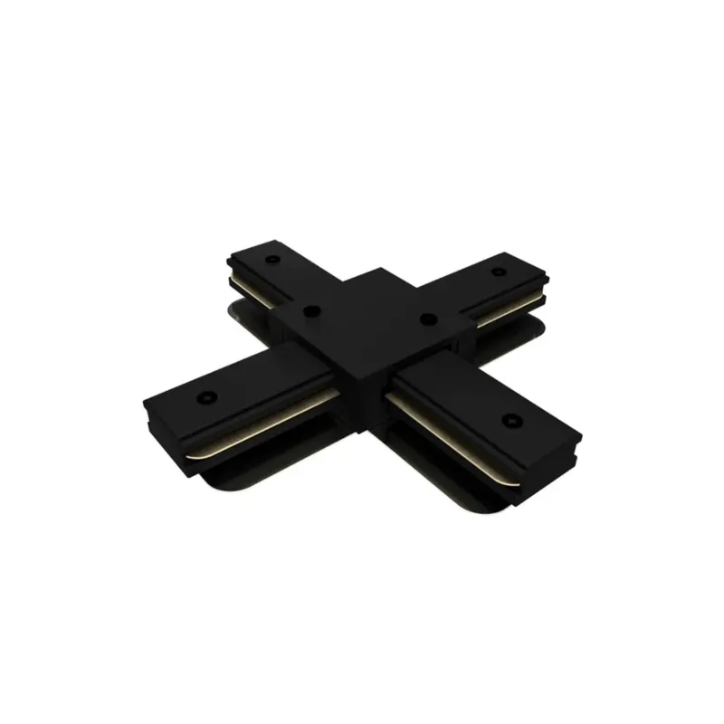 Conector ( X ) Para TrIlhos Sobrepor Preto Luminatti