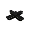Conector ( X ) Para TrIlhos Sobrepor Preto Luminatti