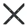 Conector ( X ) Para TrIlhos Sobrepor Preto Luminatti