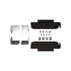 Kit De Fixacao Perfil No Frame Wide Preto Luminatti