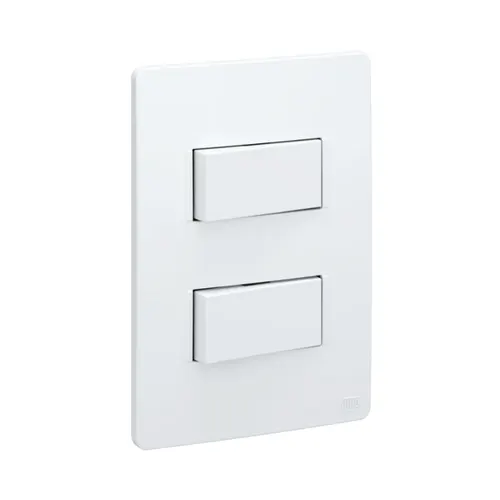Conjunto 2 Interruptores Simples 16091321 Branco Esatta Weg