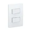 Conjunto 2 Interruptores Simples 16091321 Branco Esatta Weg