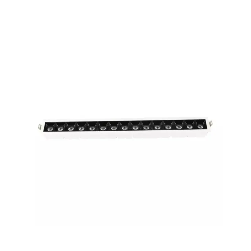 Luminaria De Led 15 Spots De Embutir 30W 2700K Branco Preto Luminatti