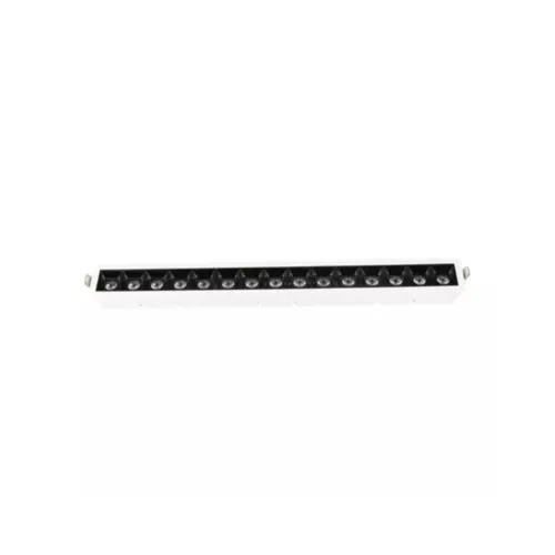 Luminaria De Led 15 Spots De Embutir 30W 2700K Branco Preto Luminatti