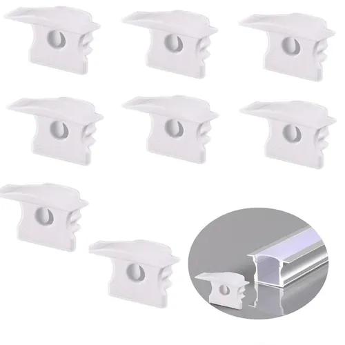 Acabamento Perfil Embutir Branco Luminatti