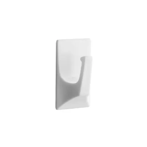 Gancho Topazio De Plastico Branco G TekBond