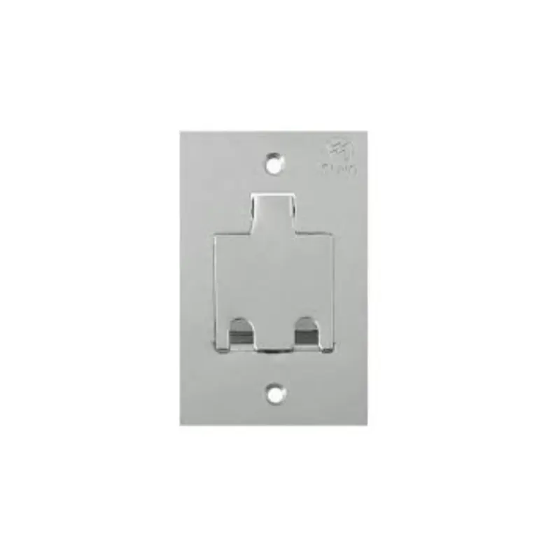 Placa Piso Leve 4X2 Inox Alto Brilho P/2Rj45 Olivo