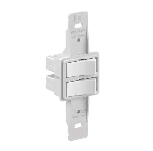 2 Interruptor Paralelo + 1 Simples 10A/250V Pl4X2 Klin Branco Weg