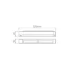 Luminaria Luz Angular Trace Led 12,5W 640LM 80° STL22470PTO/30 Stella