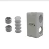 Conjunto Condulete PVC 3/4" c/1 Tomada 20A Cinza Wetzel