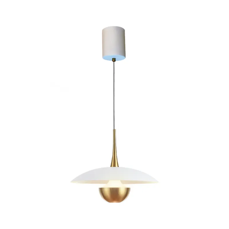 Pendente Eva 10W Led Branco/Cobre 3000K Orluce