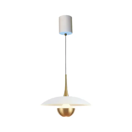 Pendente Eva 10W Led Branco/Cobre 3000K Orluce