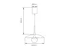 Pendente Eva 10W Led Branco/Cobre 3000K Orluce