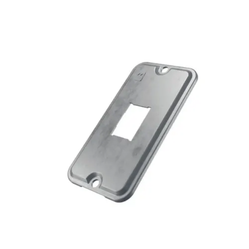 Tampa Condulete Aluminio 1/2" 3/4" P/ 1 RJ s/Moldura s/Pintura Wetzel
