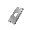 Tampa Condulete Aluminio 1/2" 3/4" P/ 1 RJ s/Moldura s/Pintura Wetzel