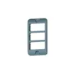 Tampa Condulete PVC 3/4" 3 Postos Horizontal Cinza Wetzel
