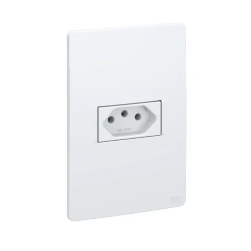 Conjunto Tomada 2P+T 20A-250V PB 16091205 Branco Esatta Weg