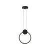 Pendente King lll 12W Led Dourado 3000K OR1762 Preto Orluce