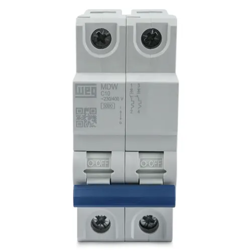 Minidisjuntor Bipolar 10A Mdwp-C10-2 Weg