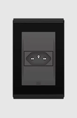 Modulo Tomada 2P+T 10A/250V Preto