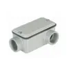 Condulete Aluminio Cinza ( LB ) 1" Tampa Cega Vedada PVC BSP Wetzel