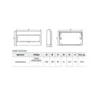 Quadro Distribuicao Embutir 226x190x95mm 08Iec-Pf Soprano