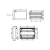 Quadro Distribuicao Embutir 308x424x110mm 36Iec-Pb Lateral Soprano