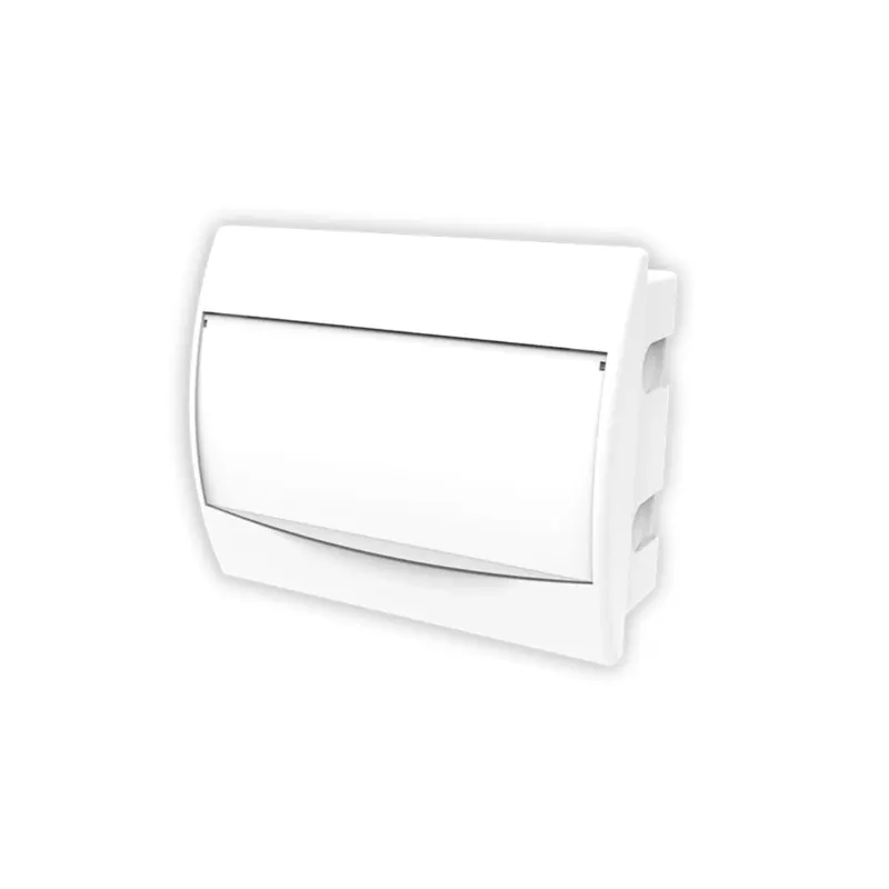 Quadro Distribuicao Embutir 232x192x95mm 09P Iec/Din Porta Vertical Branco Soprano