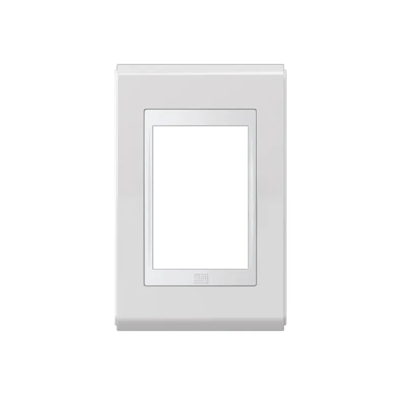 Placa 4X2 3 Posicoes Premium Branco Alto Brilho