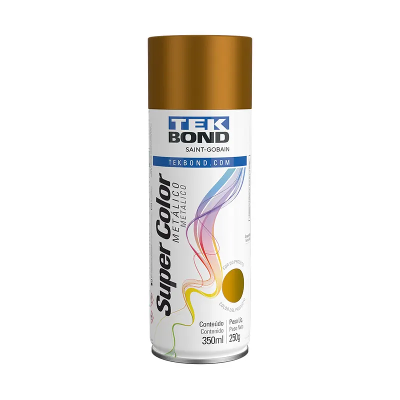 Tinta Aerossol Cobre Metalico 350ML / 250G Tekbond