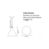 Pendente Jacarta Branco Kin