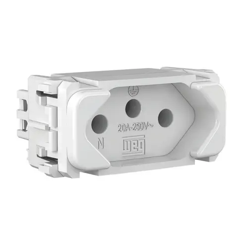 Sistema X Modulo Tomada 20A 250V Compose Branco Weg