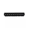 Luminaria De Led 10 Spots De Embutir 20W 3000K Preto Luminatti
