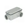 Condulete Aluminio Cinza ( LR ) 1" Tampa Cega Vedada PVC BSP Wetzel