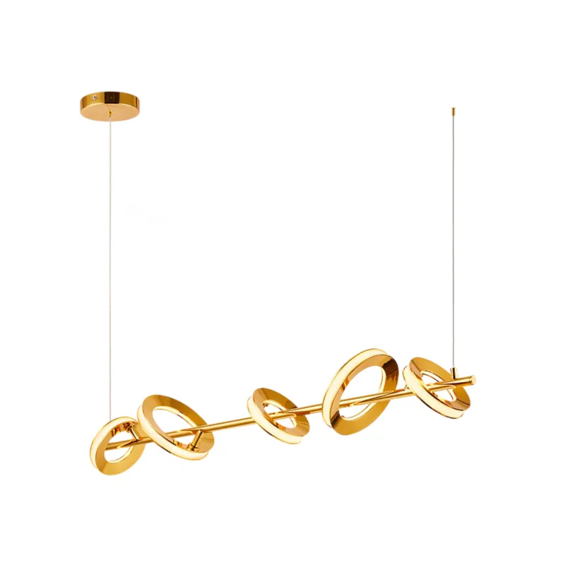 Pendente Circelt I 46W Led Dourado Branco Or2139 Orluce
