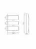 Quadro de Distribuicao Sobrepor QDW02-36-BS 30x50 Weg