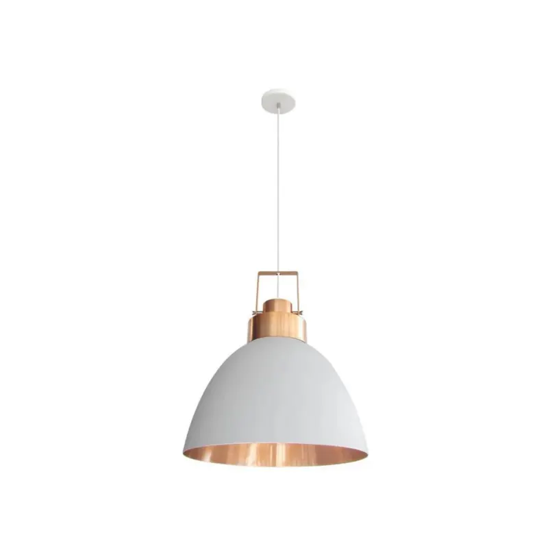 Pendente Aveiro Branco Cobreado Kin