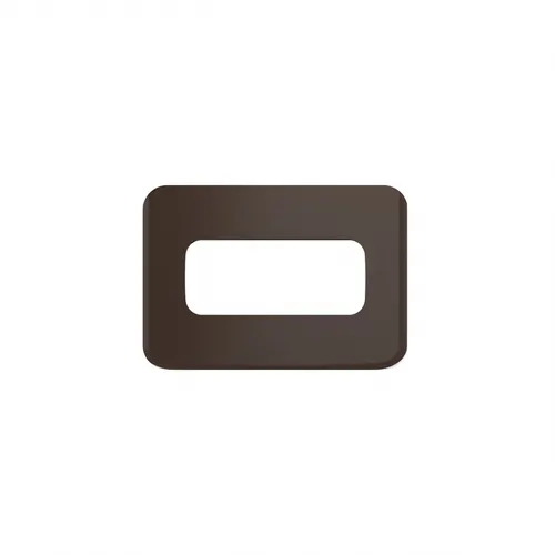 Miniplaca Embutir Moveis 1 Posto Compose Marrom Weg