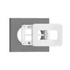 Miniplaca Embutir Moveis 1 Posto Compose Marrom Weg
