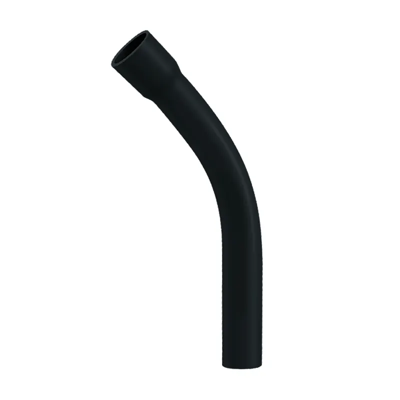 Curva PVC Longa 45° c/Bolsa 1" P/Condulete Preto Wetzel