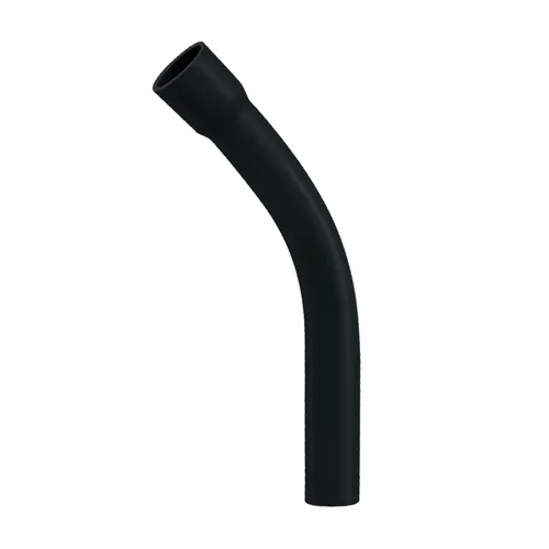 Curva PVC Longa 45° c/Bolsa 1" P/Condulete Preto Wetzel