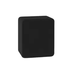 Caixa e Placa Sobrepor Tampa Cega Compose Preto Weg