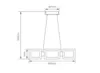 Pendente Cassena 34W Led Dourado 3000K Or1983 Orluce