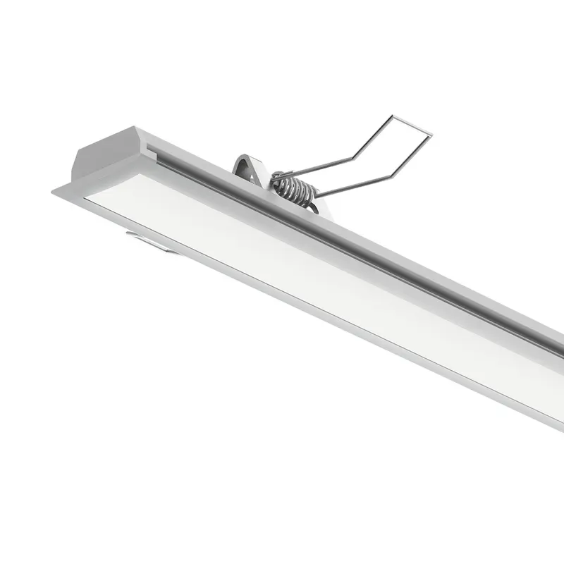 Perfil De Embutir 19W/M 3000K 1800lm IP20 12VDC SLED 9130 MisterLED