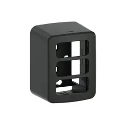 Caixa e Placa Sobrepor 3 Pos Compose Preto Weg