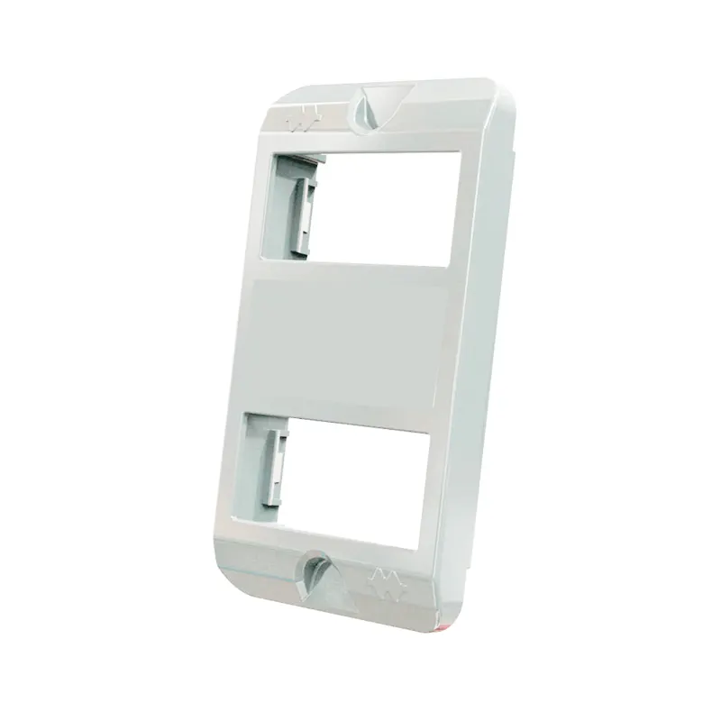 Placa Condulete PVC 1" 1 Posto Horizontal Branco Wetzel