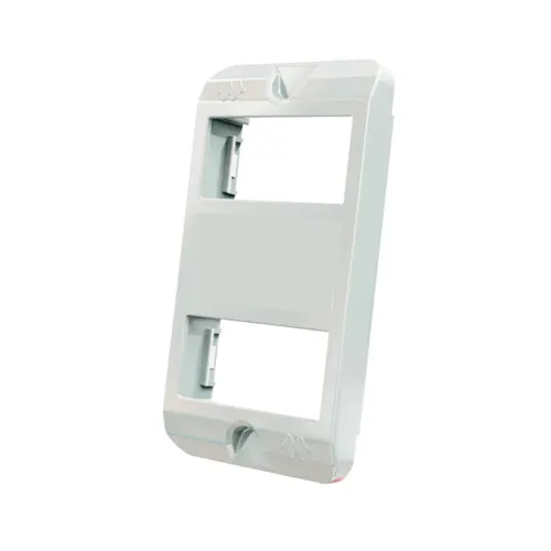 Placa Condulete PVC 1" 1 Posto Horizontal Branco Wetzel