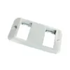 Placa Condulete PVC 1" 1 Posto Horizontal Branco Wetzel