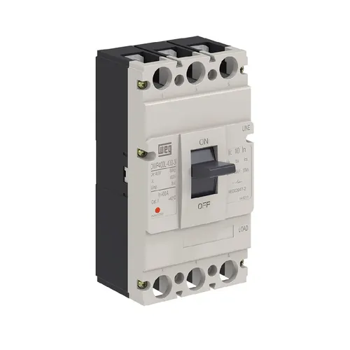 Disjuntor Tripolar Caixa Moldada 400A Dwp400L-400-3 Weg