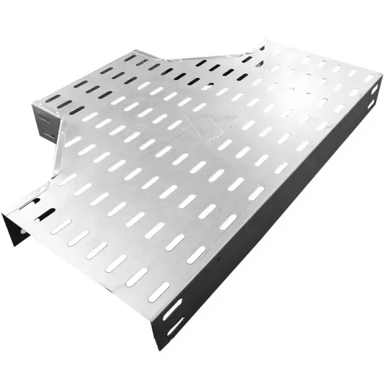 Te Horizontal 90º Liso P/ Eletrocalha Sem Virola 100X100X150mm Perfil Lider